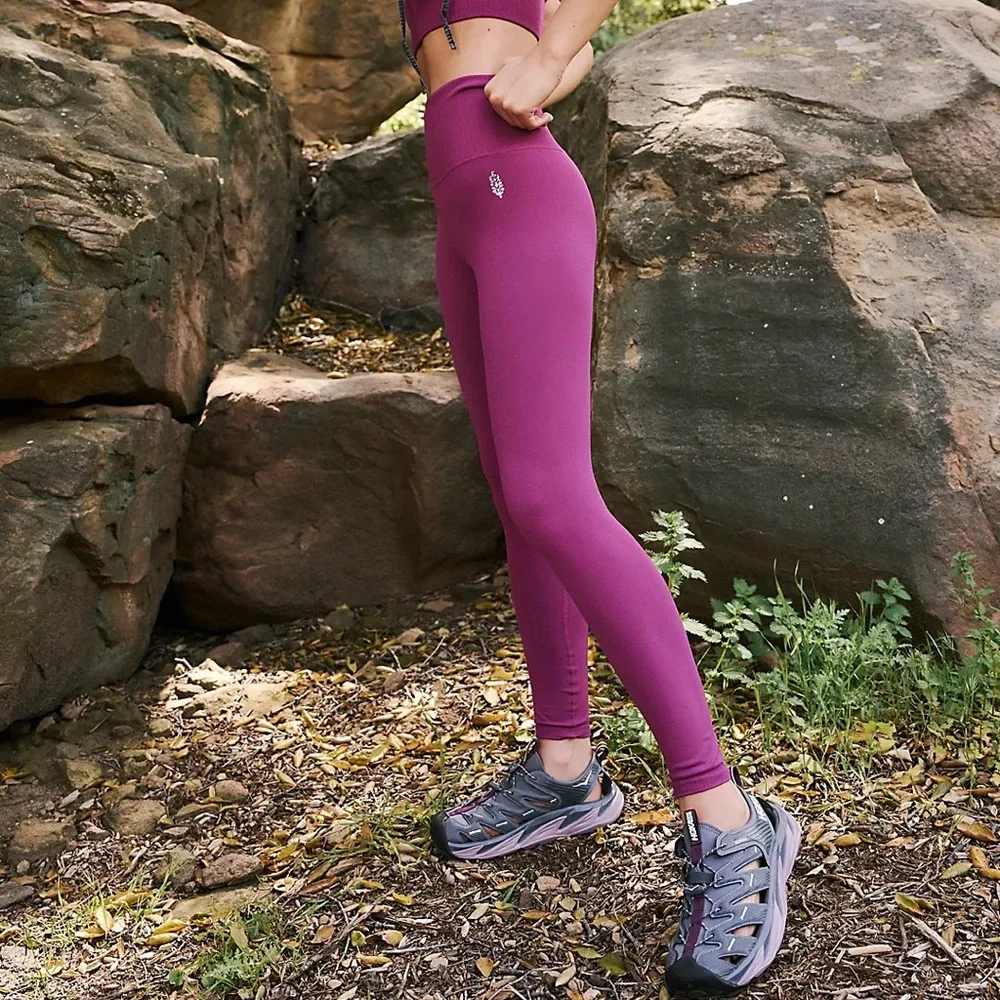 Free People Purple Leggings